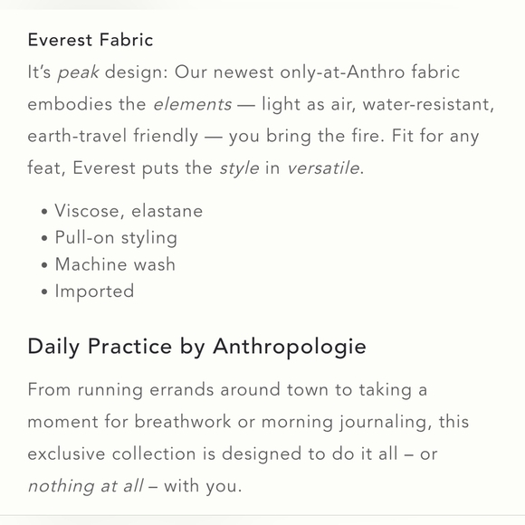 Daily Practice by Anthropologie Baseline Skort, Black w White Accents, XL - Picture 6 of 10